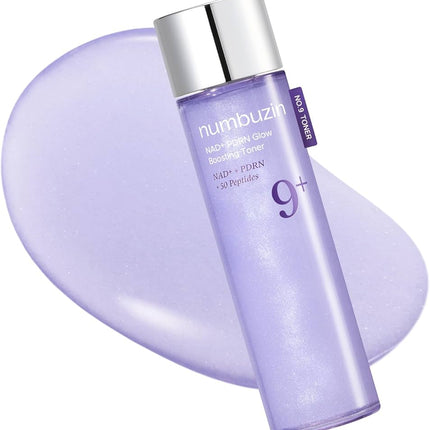 NUMBUZIN No.9+ NAD+ PDRN Glow Boosting Toner bottle Korean anti-aging UAE