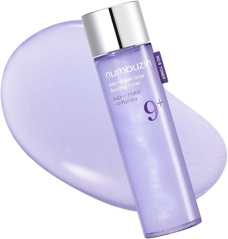 NUMBUZIN No.9+ NAD+ PDRN Glow Boosting Toner bottle Korean anti-aging UAE