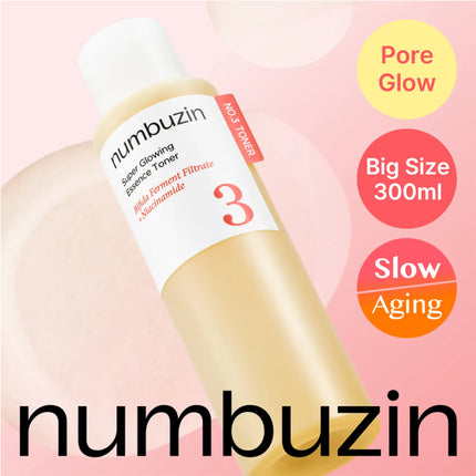 NUMBUZIN Super Glowing Toner 200ml Korean brightening UAE
