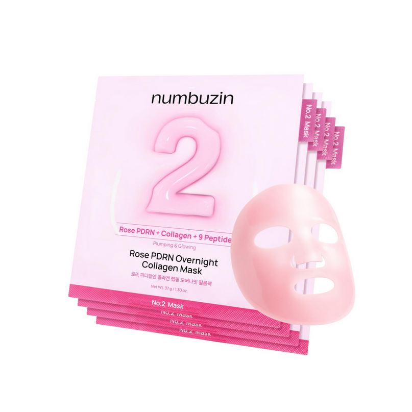 NUMBUZIN No.2 Rose PDRN Overnight Collagen Mask (4ea)