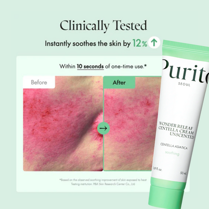 PURITO Wonder Releaf Centella Cream [Unscented] – 50ml
