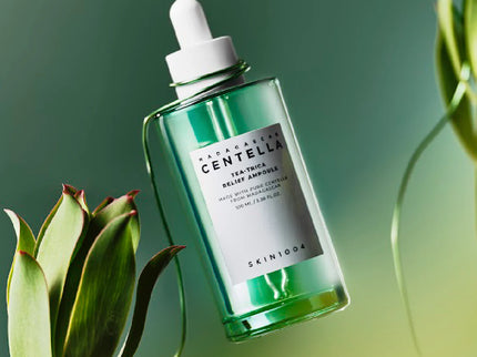SKIN1004 MADAGASCAR CENTELLA TEA-TRICA RELIEF AMPOULE 100ml in uae , korean skincare in uae, dubai, k beauty, korean, glass skin centela