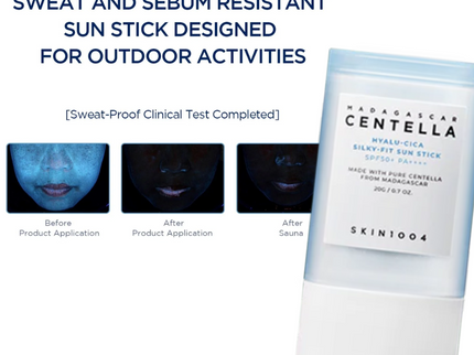 SKIN1004 Madagascar Centella Hyalu-Cica Silky-Fit Sun Stick 20g