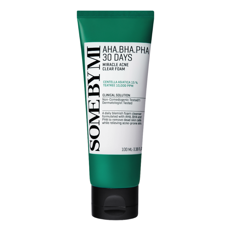 SOME BY MI AHA-BHA-PHA 30 Days Miracle Acne Clear Foam Cleanser 100ml