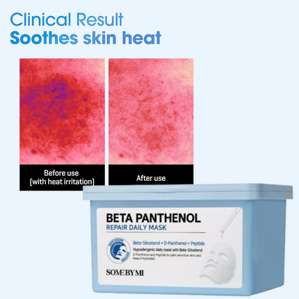 SOME BY MI Beta Panthenol Repair Daily Mask – 30 Sheets