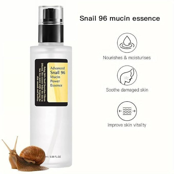 COSRX Advanced Snail 96 Mucin Power Essence bottle Korean hydrating serum UAE
