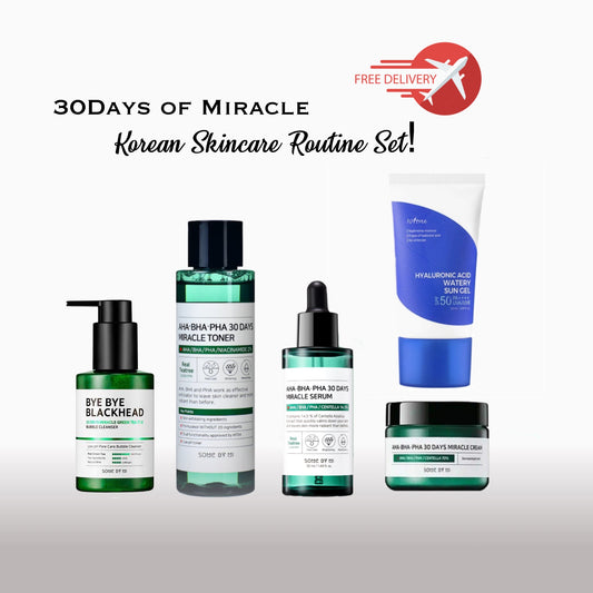 30 Days of Miracle Korean Skincare Routine Set