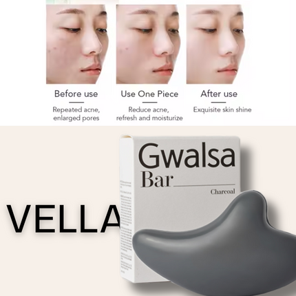 VELLA BON Charcoal Gwalsa Cleansing Bar