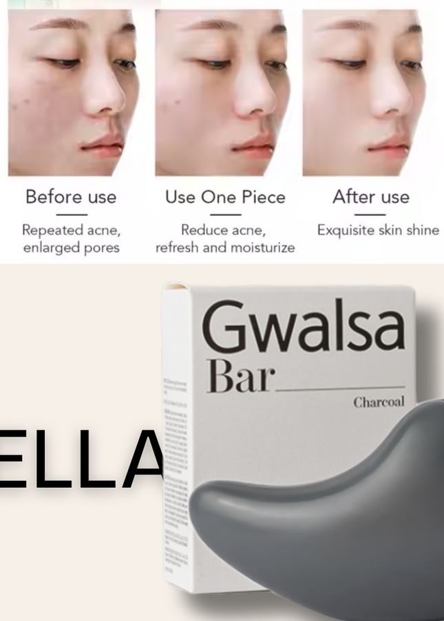VELLA BON Charcoal Gwalsa Cleansing Bar