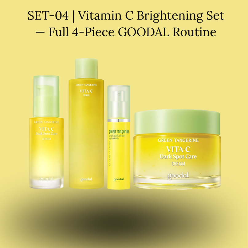 SET-04 | Vitamin C Brightening Set — Full 4-Piece GOODAL Routine