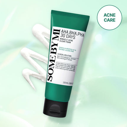 SOME BY MI AHA-BHA-PHA 30 Days Miracle Acne Clear Foam Cleanser 100ml