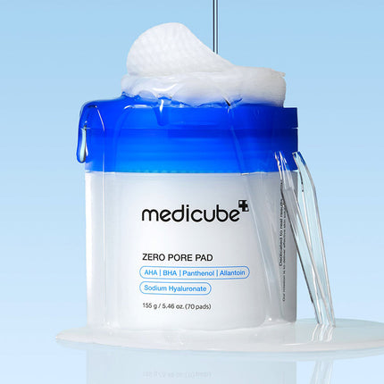 Medicube Zero Pore Pads (AHA-BHA Toner Pads) – Korean skincare product – UAE