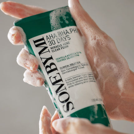 SOME BY MI AHA-BHA-PHA 30 Days Miracle Acne Clear Foam Cleanser 100ml