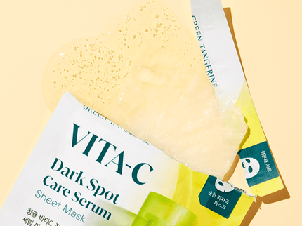 GOODAL Green Tangerine Vita C Dark Spot Care Serum Sheet Mask