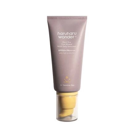HARU HARU WONDER: Black Rice Pure Mineral Relief Daily Sunscreen 50ml