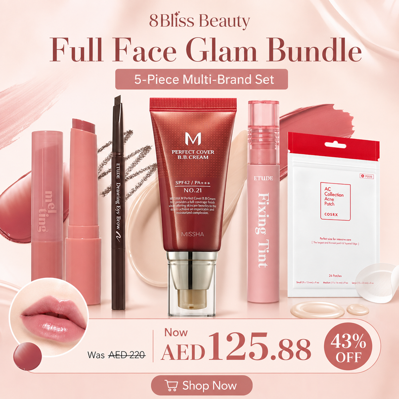 SET-02 | Full Face Glam Bundle — 5-Piece MISSHA + ETUDE Set