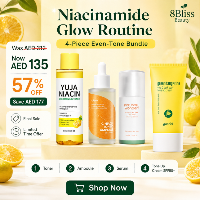 SET-09 | Niacinamide Glow Routine — 4-Piece Even-Tone Bundle