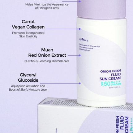 Isntree sunscreen, korean skincare, korean skincare in UAE, Isntree sun fluid