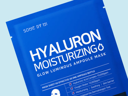 SOME BY MI Hyaluron Moisturizing Glow Luminous Ampoule Mask – 1 Sheet