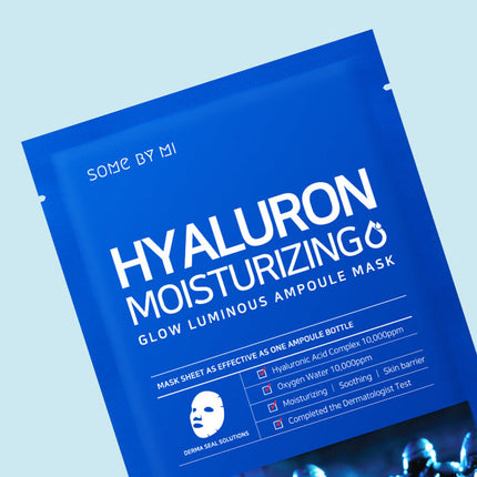 SOME BY MI Hyaluron Moisturizing Glow Luminous Ampoule Mask – 1 Sheet