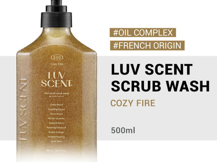 LUV SCENT Scrub Body Wash – Birthday Cake (500ml)