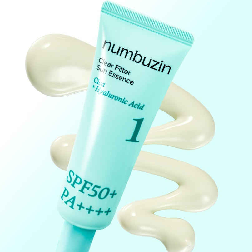 NUMBUZIN Clear Filter sunscreen product packaging Korean sun protection Dubai
