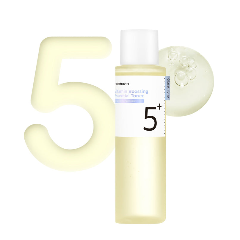 NUMBUZIN No.5+ Glutathione Vitamin Concentrated Toner bottle Korean brightening UAE