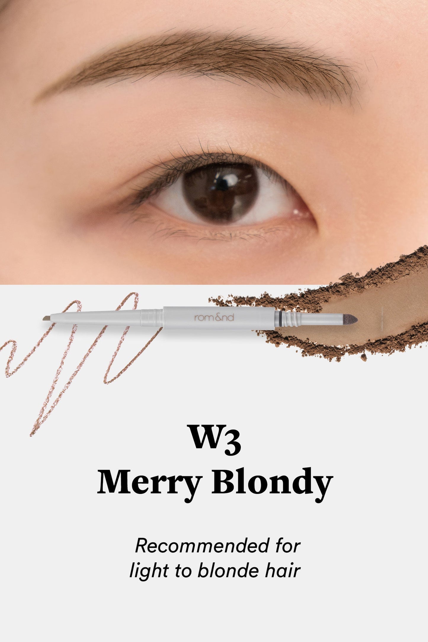 ROM&ND Han All Brow Cara 04 Merry Blondy